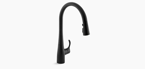 Kohler Kitchen Sink Faucet Fixture in Black